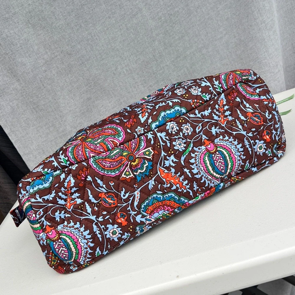 VERA BRADLEY Rothvale Shoulder bag Marrakesh Cinnamon textile floral brown